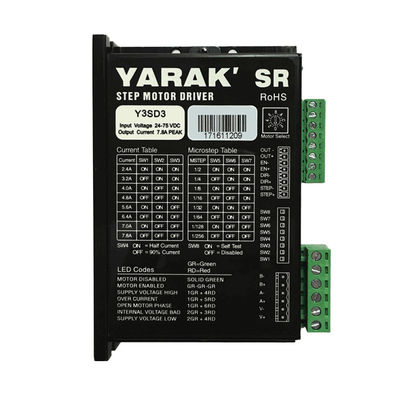 Buy Y3SD3 7.8A 3 Phase Stepper Motor Driver With Alarm Output  24-75VDC Input Voltage 1.5 - 7.8A Current Output online manufacture