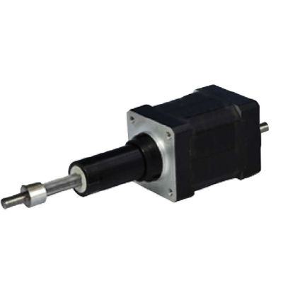 Buy 35LHS Series Six Wires Double Shaft 300N Force 2 Phase Nema14 Captive Hybrid linear Stepper Motors Linear Acuators online manufacture