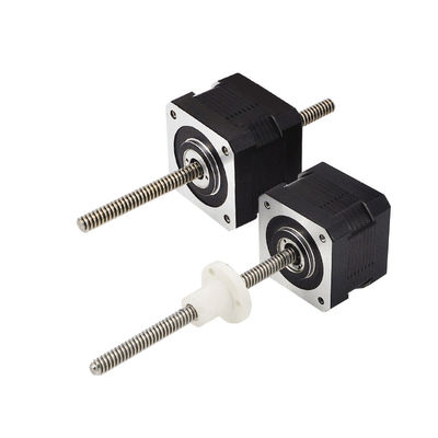 Buy 42LHS Series Six Wires 250N Force 2 Phase Nema17 No Captive & External Nut Hybrid linear Stepper Motors Linear Acuators online manufacture