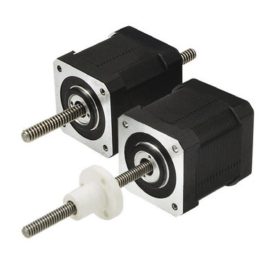 Buy 42LHS Series 320N Force 2 Phase Nema17 No Captive&External Nut Hybrid linear Stepper Motors Linear Acuators online manufacture