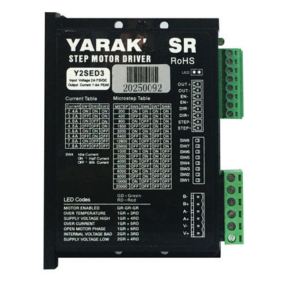 Y2SED3 7.8A DC Stepper Drive 2 Phase With Alarm Output 24 - 75VDC Input