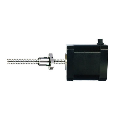 Nema23 2 Phase 4 Wire Linear Hybrid Stepper Motor 100N Force Ball Screw Stepper Motor