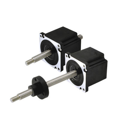 86LHS Series Six Wires 2000N Force 2 Phase Nema34 No Captive External Nut Hybrid linear Stepper Motors Linear Acuators